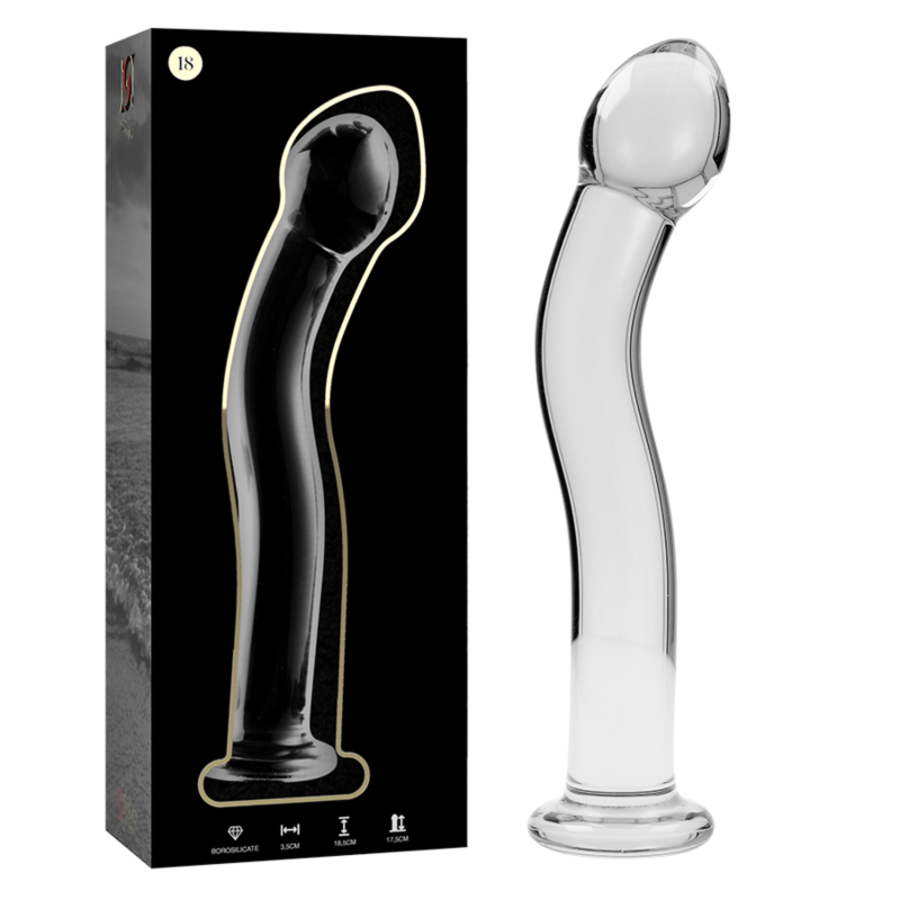 MODELO 18 DILDO CRISTAL BOROSILICATO 18.5 X 3.5 CM TRANSPARE MODELO 18 DILDO CRISTAL BOROSILICATO 18.5 X 3.5 CM TRANSPARE