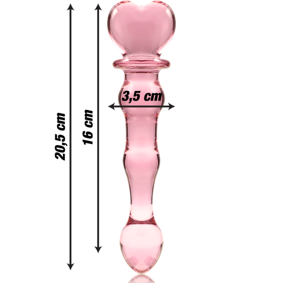 GLASS DILDO BOROSILICATE 21 7