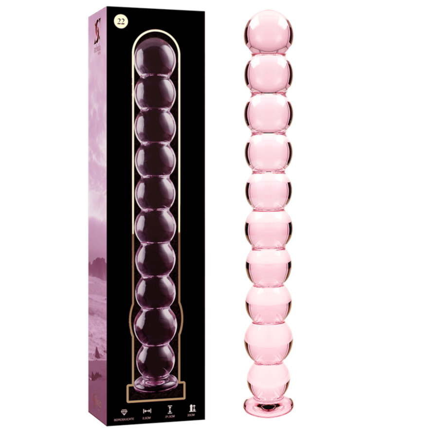 DILDO CRISTAL BOROSILICATO 22 3