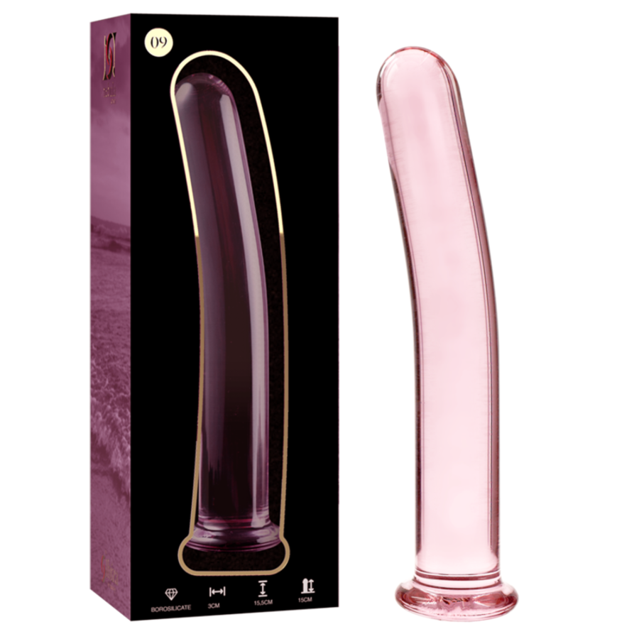 MODELO 9 DILDO VIDRO BOROSILICADO 15,5 X 2,5 CM ROSA MODELO 9 DILDO VIDRO BOROSILICADO 15,5 X 2,5 CM ROSA