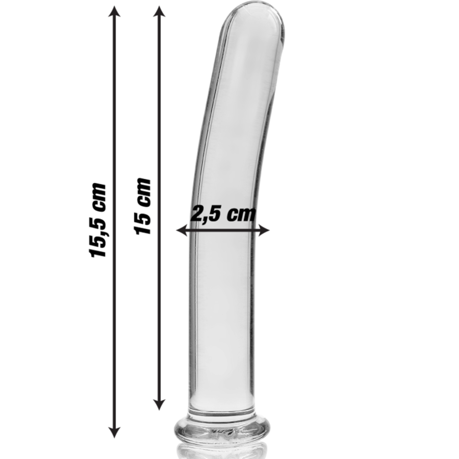 DILDO CRISTAL BOROSILICATO 09 7
