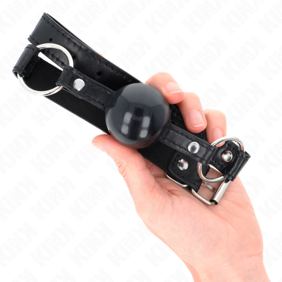 MORDAÇA DE BOLA 4 CM TPE PRETO 4