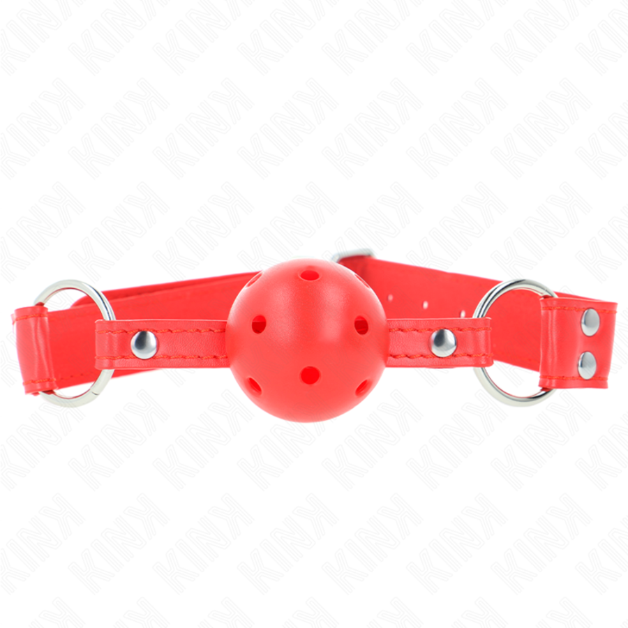 MORDAÇA DE BOLA 4.5 CM VERMELHA DU 6