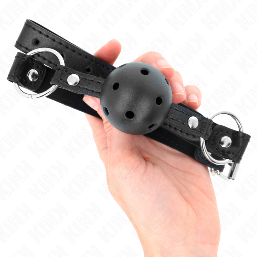 MORDAÇA DE BOLA 4.5 CM PRETA D 4