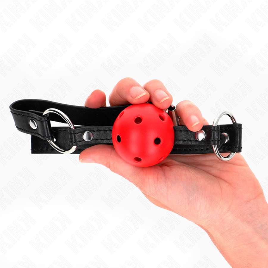 MORDAÇA DE BOLA 4.5 CM VERMELHA DU 4