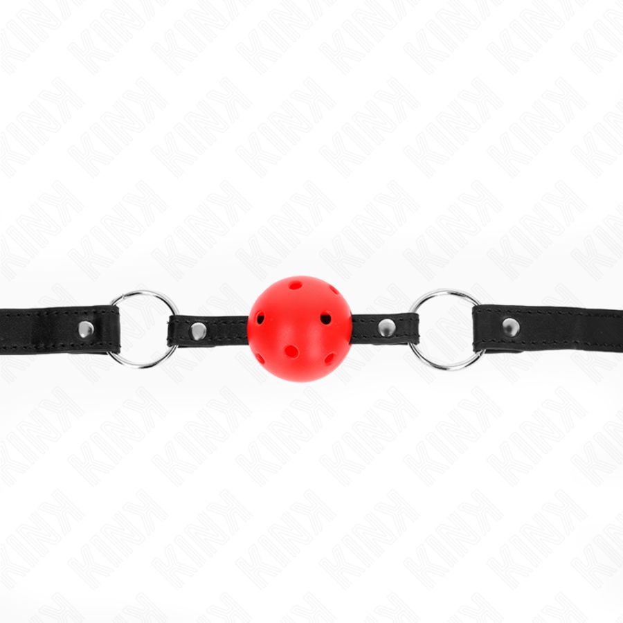 MORDAÇA DE BOLA 4.5 CM VERMELHA DU 5