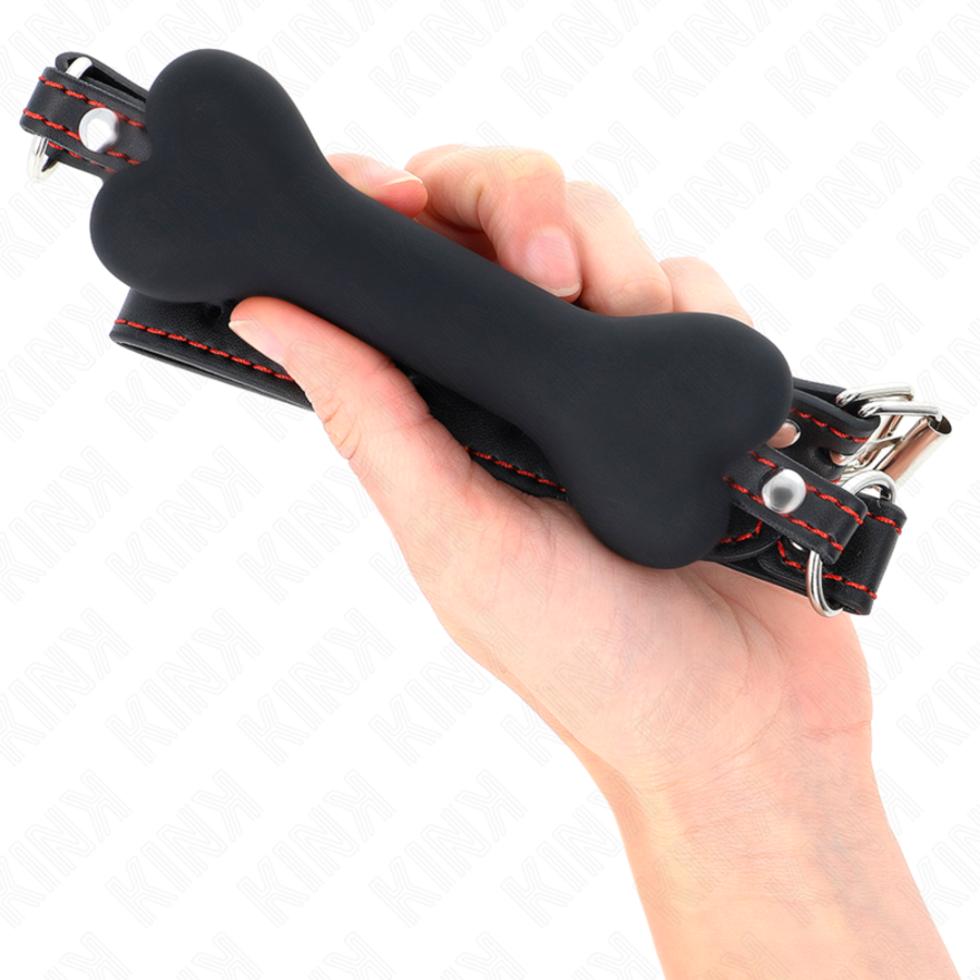 MORDAÇA DE OSSO 12 CM PRETO 4