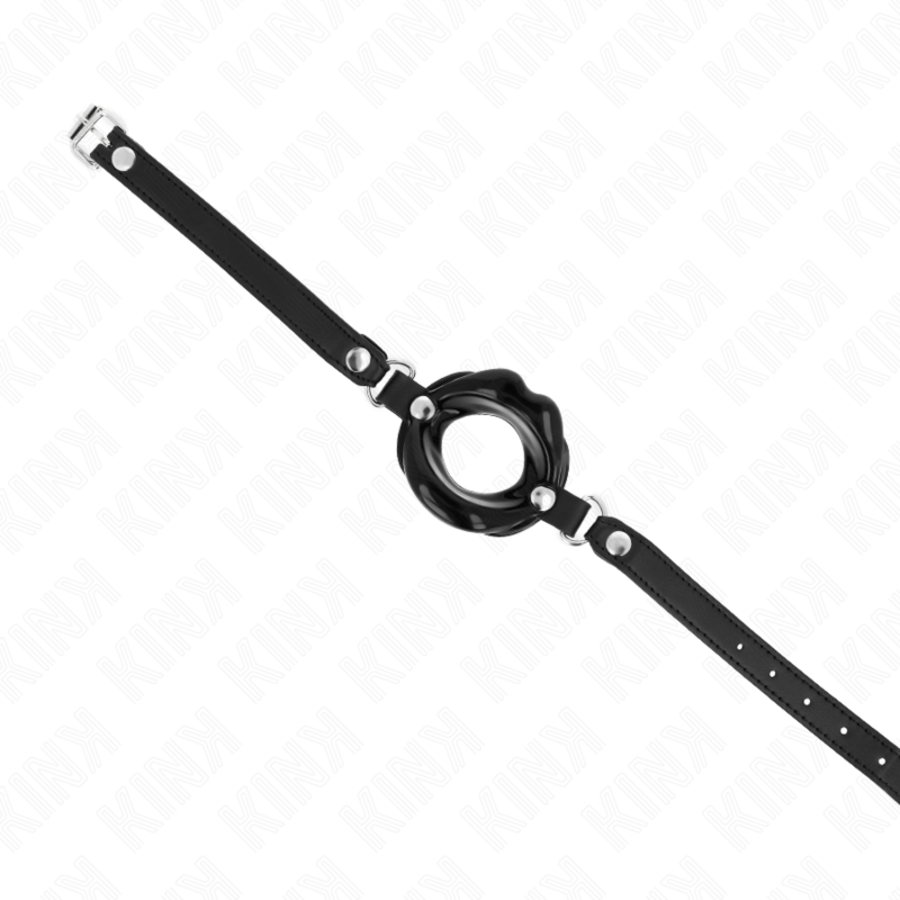 MORDAÇA LABIAL 8 CM COM CORREIA 3