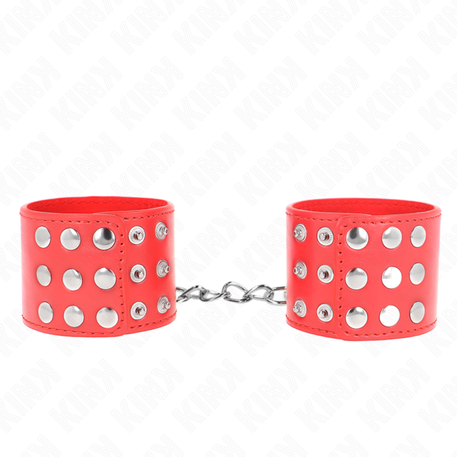 PULSO COM SNAP FASTEN VERMELHO AJUSTÁVEL 19-24 CM X 5,5 CM