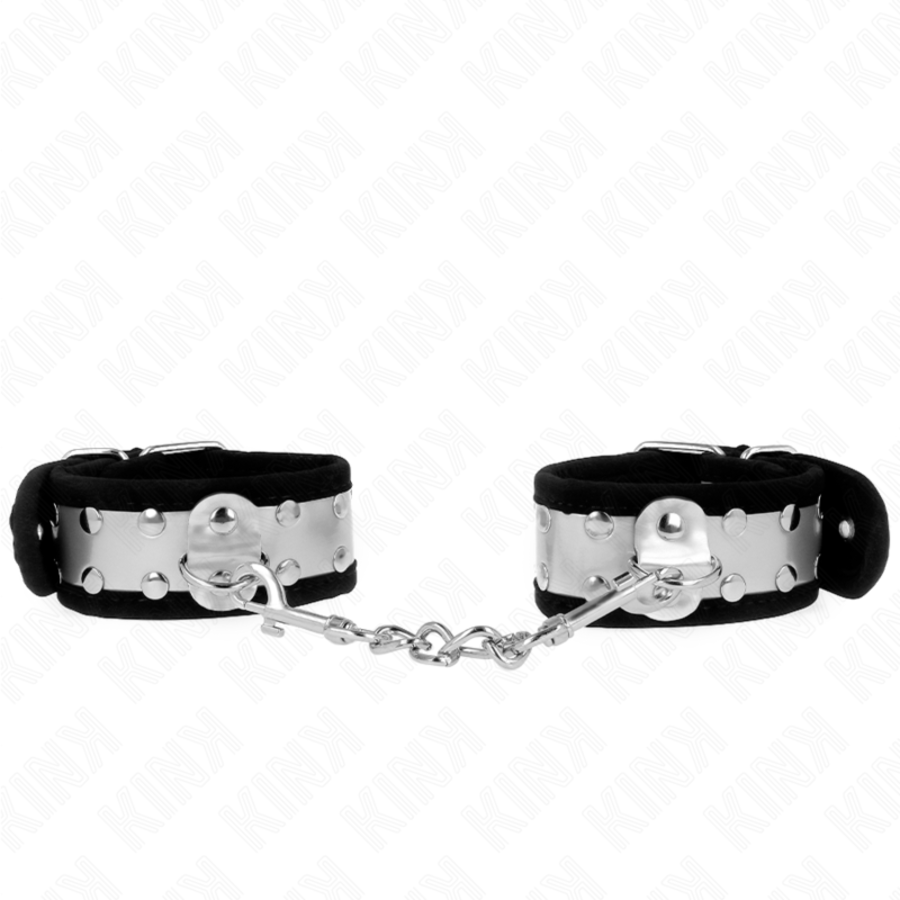 PULSO FINO PRETO / PRATA 30 X 4 CM PULSO FINO PRETO / PRATA 30 X 4 CM