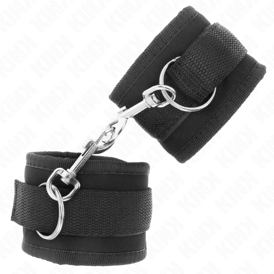 BRACELETS EN NYLON NOIR MODÈLE 2