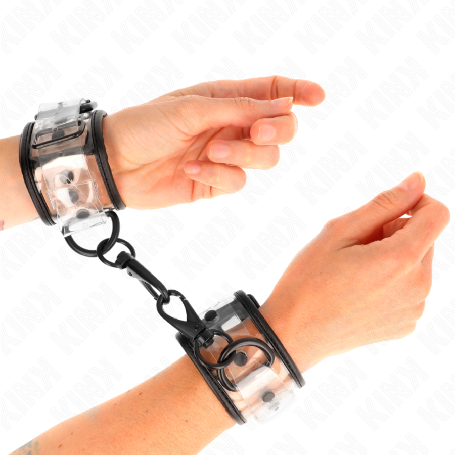 ADJUSTABLE TRANSPARENT CUFFS 4