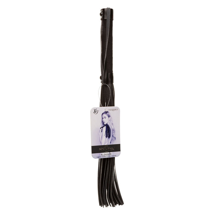 NOTTURNO FRUSTA IN PELLE NERA 8