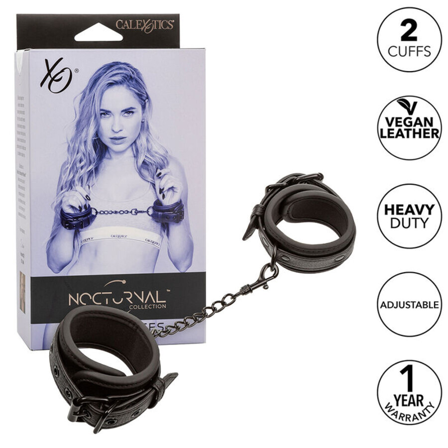 NOCTURNAL MANETTE IN PELLE REGOLABILI 2