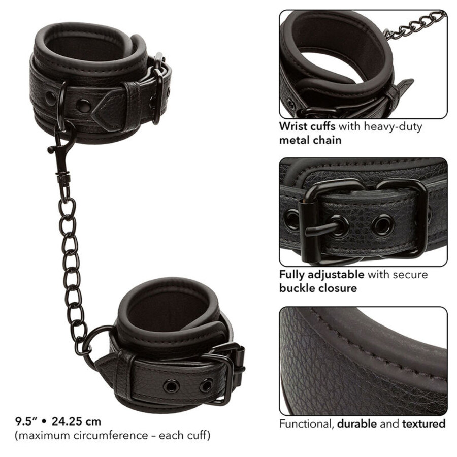NOCTURNAL MANETTE IN PELLE REGOLABILI 4