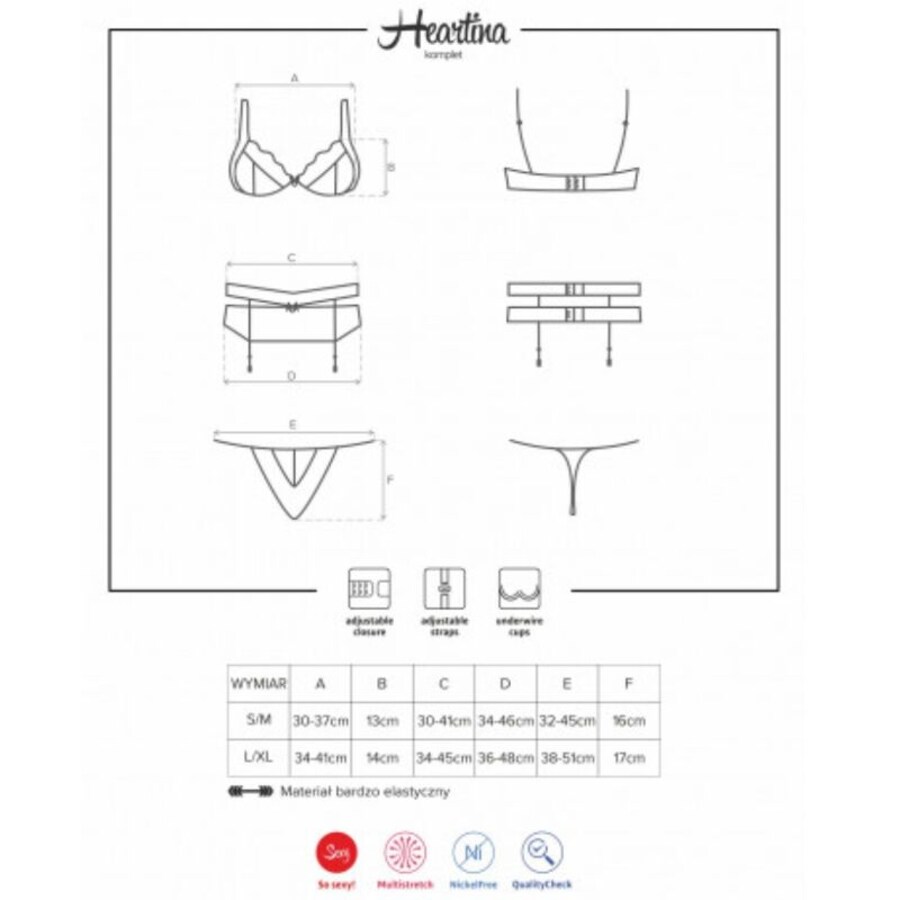 HEARTINE SET BLANCK 8