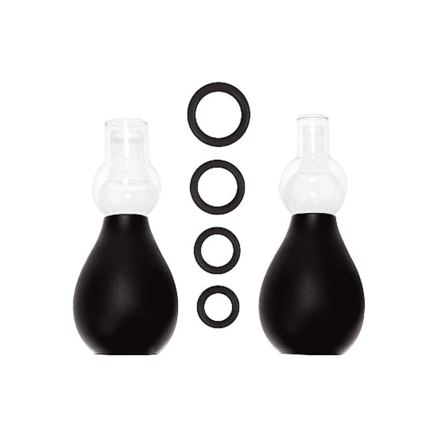 Ouch set erettore per capezzoli nero Ouch set erettore per capezzoli nero