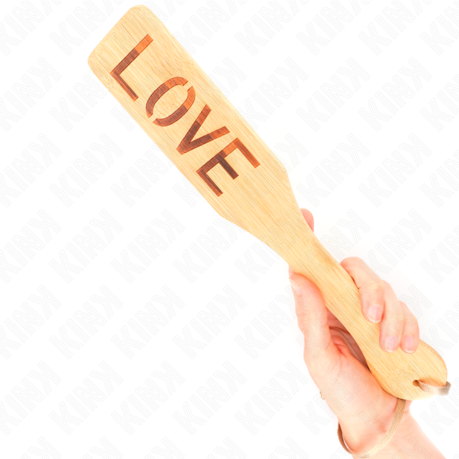 BAMBOO PADDLE WORD LOVE 4