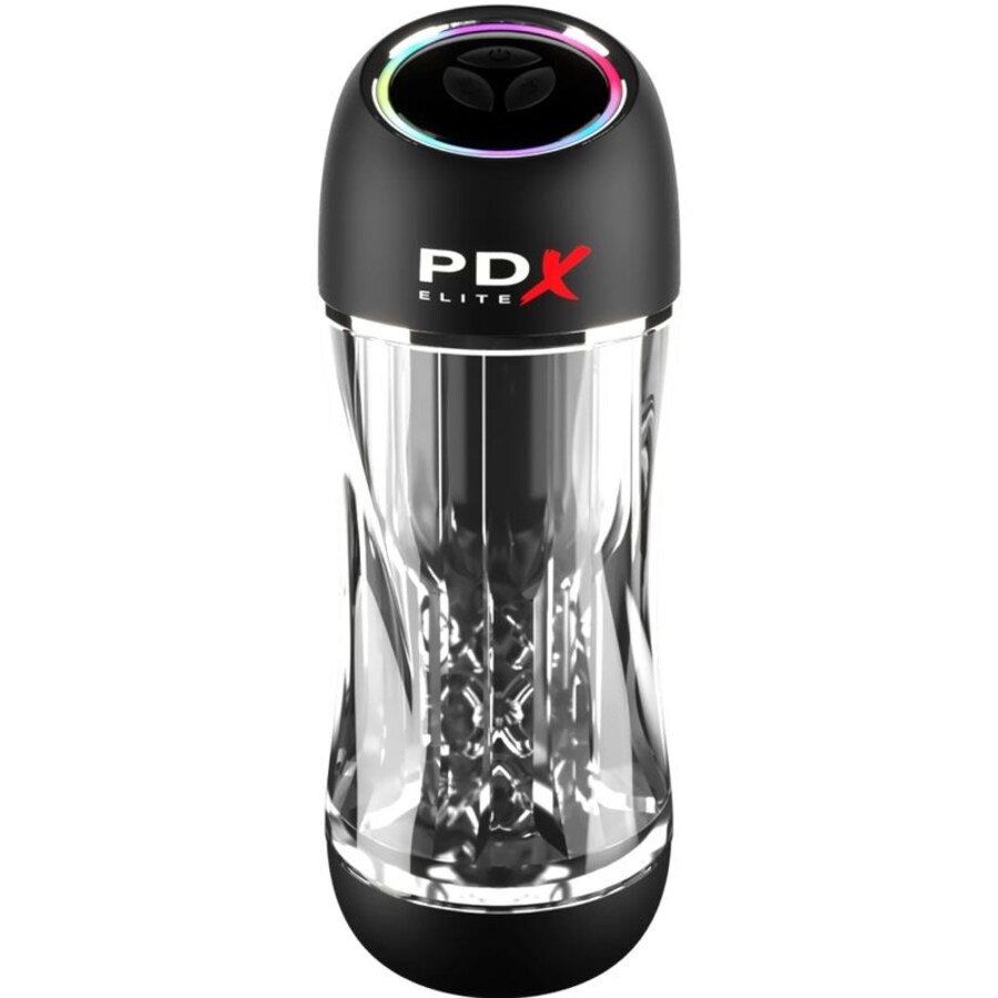 PDX ELITE - MASTURBATORE VIBRATORE TRASPARENTE STROKER VIEWT PDX ELITE - MASTURBATORE VIBRATORE TRASPARENTE STROKER VIEWT