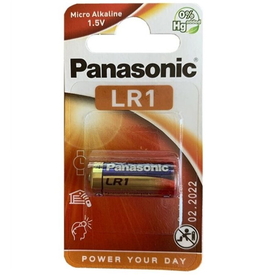 ALCALINE BATTERY LR1 1.5V BLISTER 1 UNITÉ