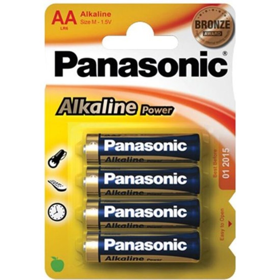 Pilas x4 alkalina panasonic aa-lr06 Pilas x4 alkalina panasonic aa-lr06