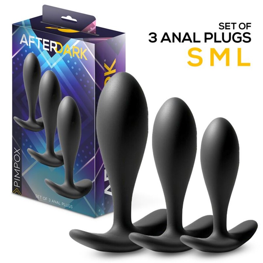 Pimpox Set di 3 Plug Anali Pimpox Set di 3 Plug Anali