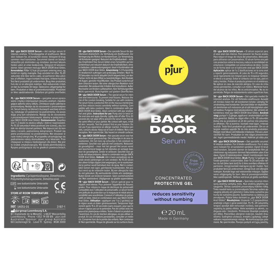 PJUR BACK DOOR ANAL SERUM 3