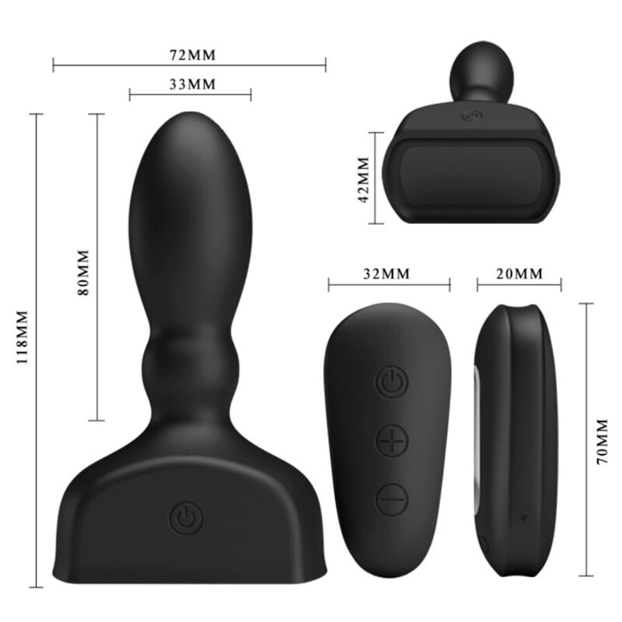 PLUG ANAL INFLÁVEL NEGRO CONT 5
