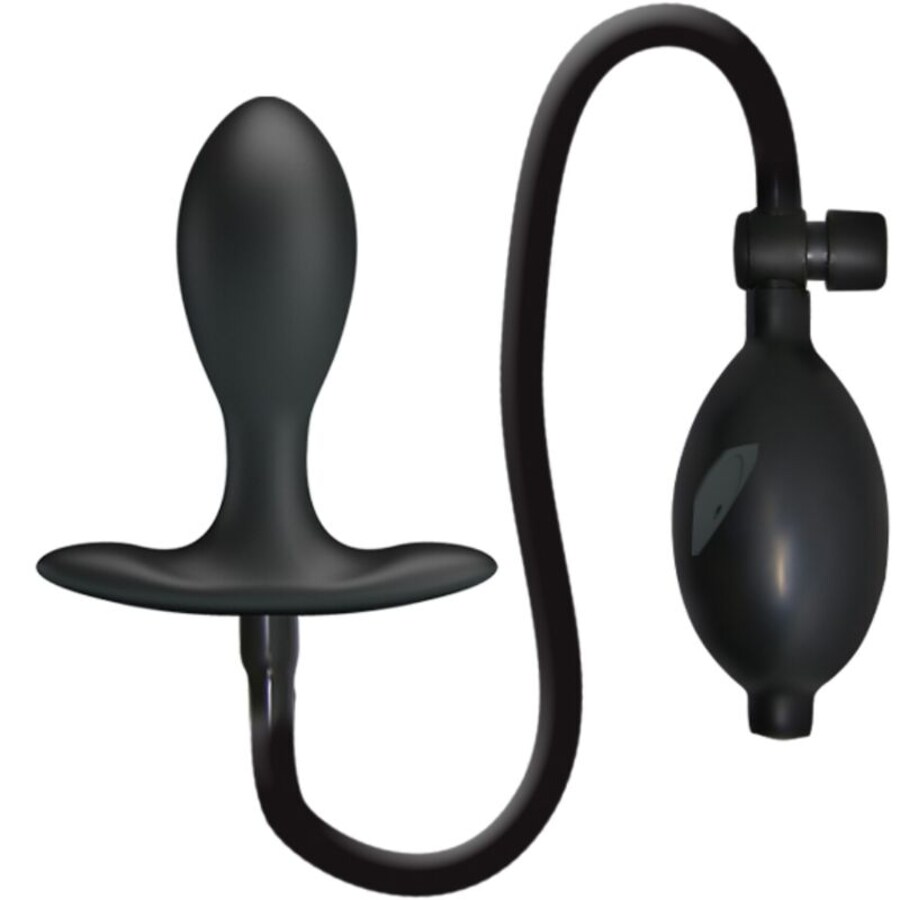 PLUG ANAL INFLABLE NEGRO