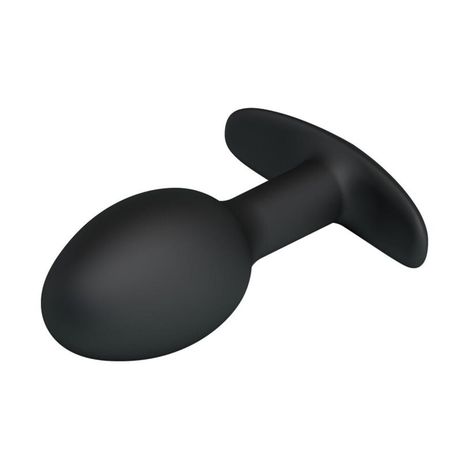 BUTOIR ANAL EN SILICONE NOIR AVEC B 2