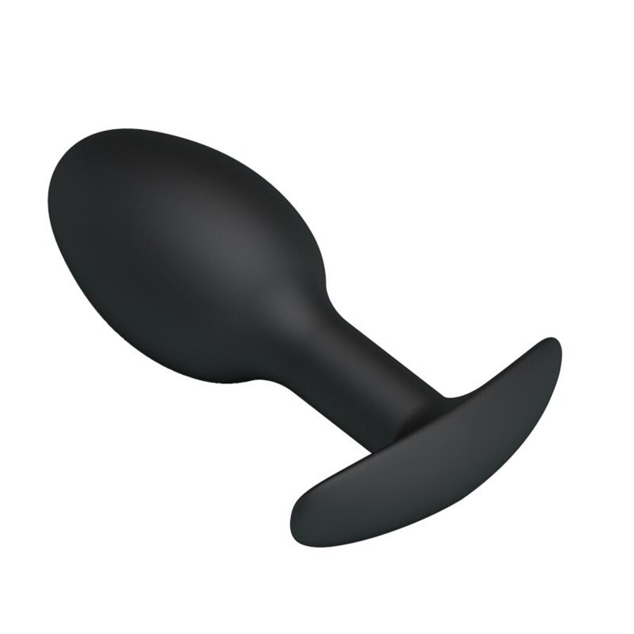 BUTOIR ANAL EN SILICONE NOIR AVEC B 3