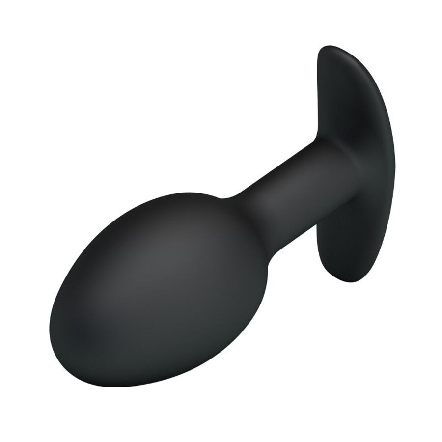 BUTOIR ANAL EN SILICONE NOIR AVEC B 4