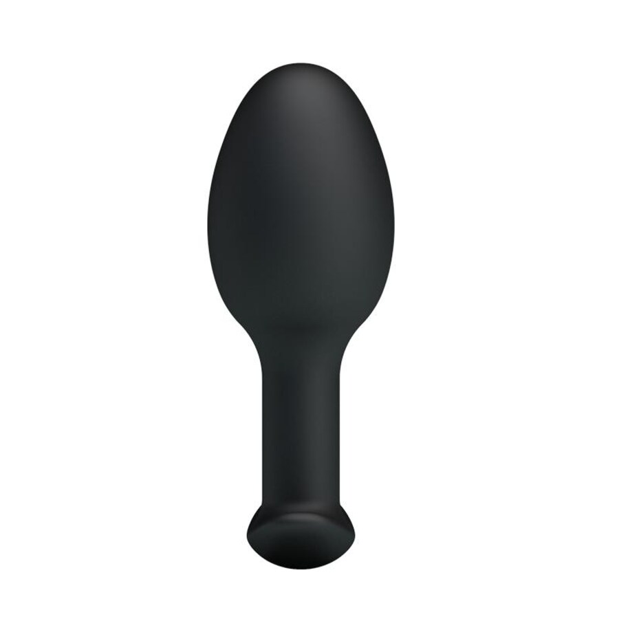 BUTOIR ANAL EN SILICONE NOIR AVEC B 5