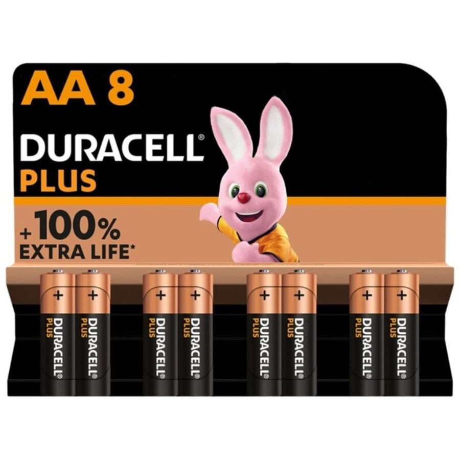 PLUS POWER 100 BATERIA ALCALINA AA LR6 8 UNIDADE PLUS POWER 100 BATERIA ALCALINA AA LR6 8 UNIDADE