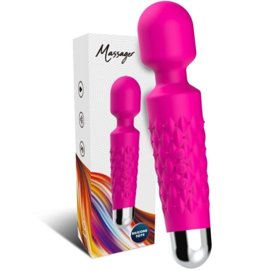 POSTMAN MASAJEADOR & VIBRADOR CABEZA FLEXIBLE FUCSIA POSTMAN MASAJEADOR & VIBRADOR CABEZA FLEXIBLE FUCSIA