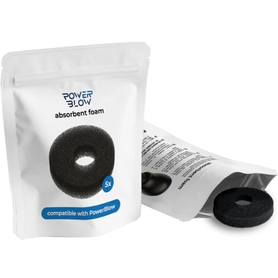 POWER BLOW ESPUMA ABSORBENTE DE RESPUESTO 5 UNIDADES POWER BLOW ESPUMA ABSORBENTE DE RESPUESTO 5 UNIDADES