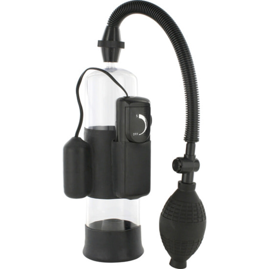 Bomba de ereccion para el pene con vibrador Bomba de ereccion para el pene con vibrador