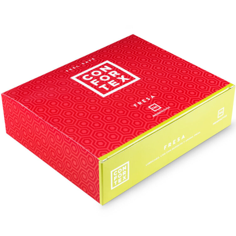 PRESERVATIVOS FRESA CAJA 144 UDS