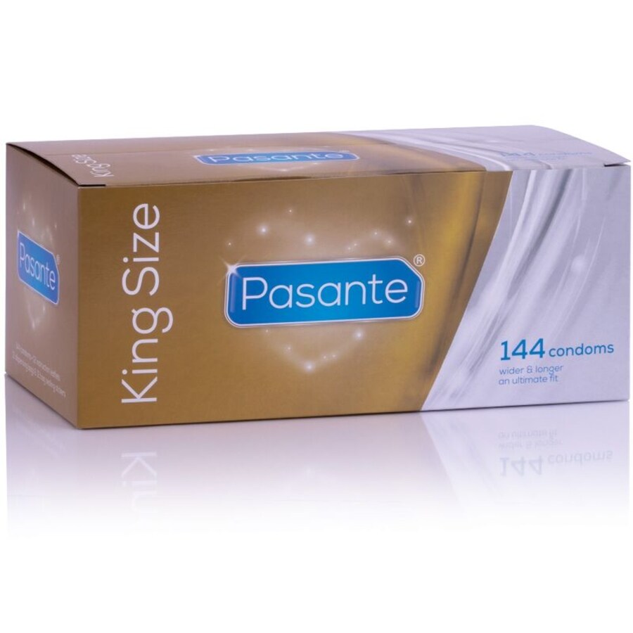 PRESERVATIVOS KING MÁS LARGOS Y ANCHOS CAJA 144 UNIDADES PRESERVATIVOS KING MÁS LARGOS Y ANCHOS CAJA 144 UNIDADES