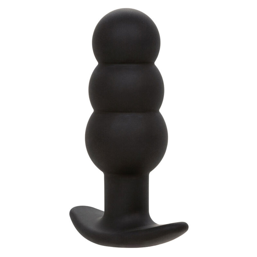 ROCK BOTTOM PLUG ANAL PERLÉ 10 VIBRATIONS SILICONE NOIR nº1
