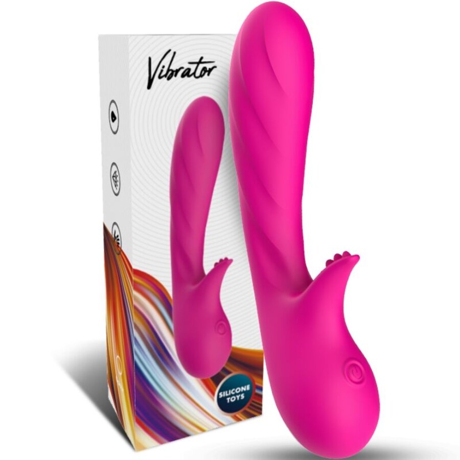 VIBRATEUR ROMANCE AVEC STIMULATEUR FUCHSIA VIBRATEUR ROMANCE AVEC STIMULATEUR FUCHSIA