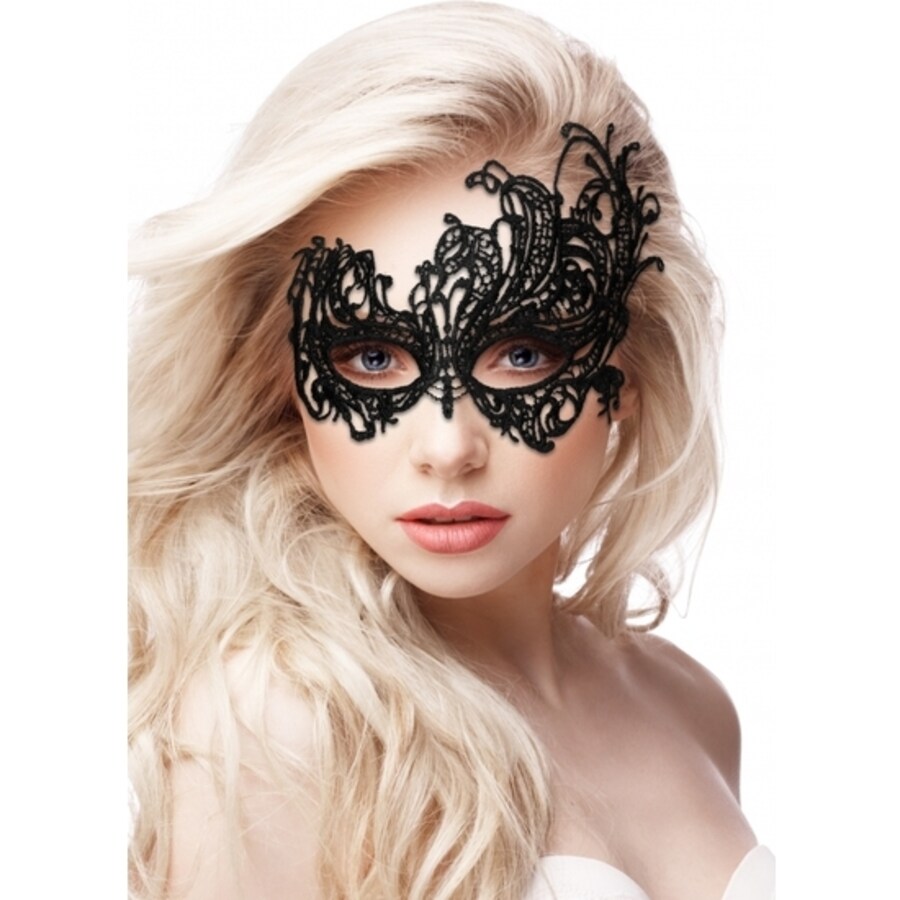 ROYAL BLACK LACE MÁSCARA FANTASÍA - NEGRO
