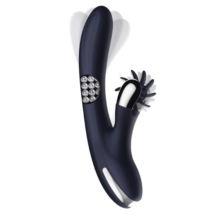 Royalspace Vibrador com Línguas Estimuladoras e Bolas Intern