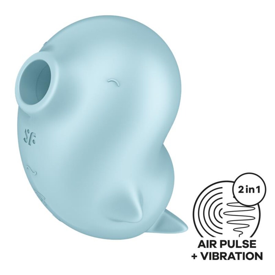 SASSY SEAL STIMULATEUR ET VIBRATEUR BLEU SASSY SEAL STIMULATEUR ET VIBRATEUR BLEU