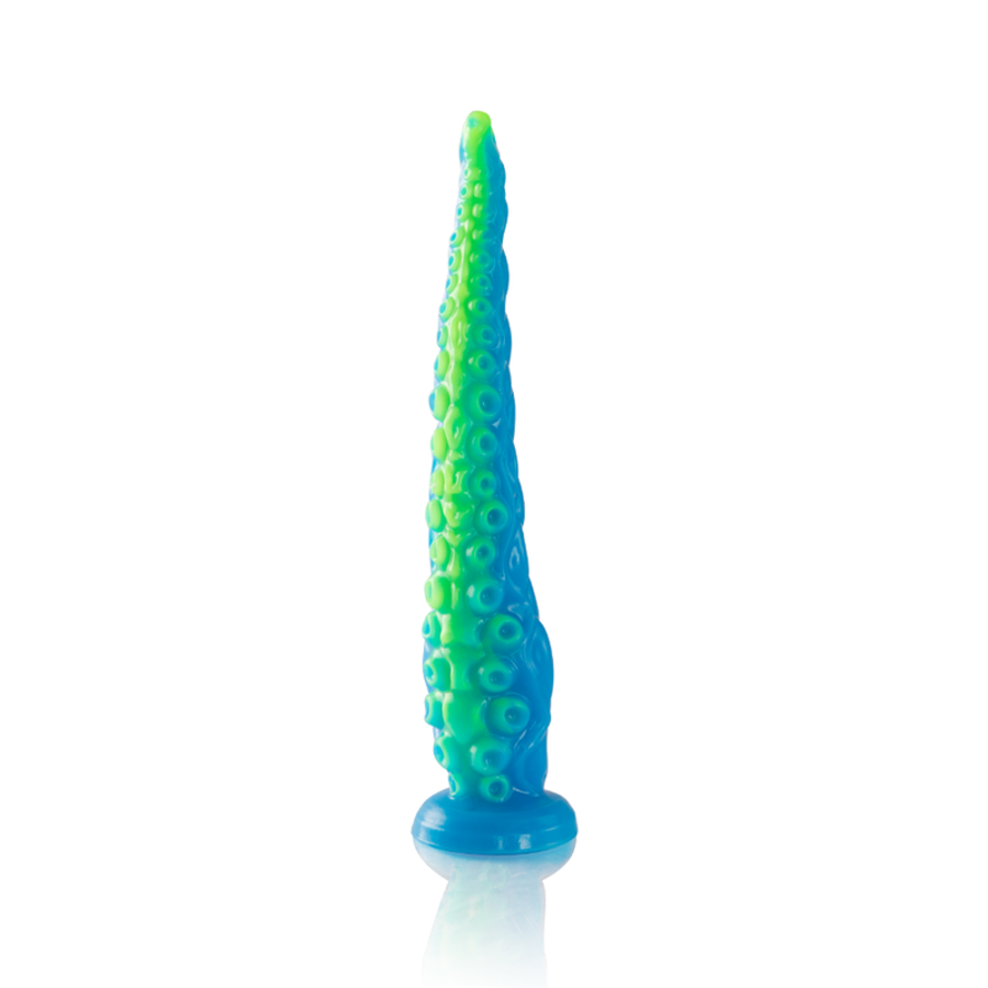 SCYLLA FLUORESCENTE TENTCULO FINO DILDO TAMANHO PEQUENO nº1 SCYLLA FLUORESCENTE TENTCULO FINO DILDO TAMANHO PEQUENO nº1