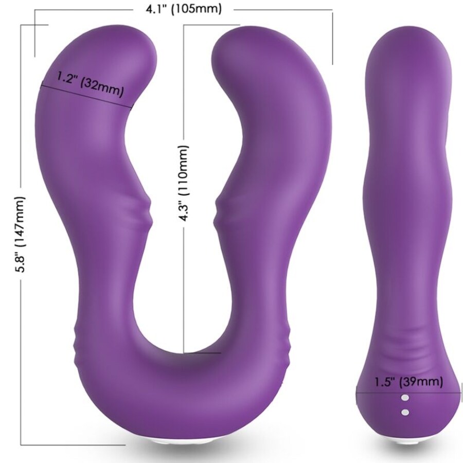 SERAPH VIBRADOR CONTROLO DUPLO 3