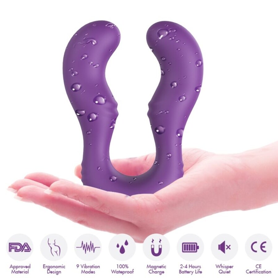 SERAPH VIBRADOR CONTROLO DUPLO 4