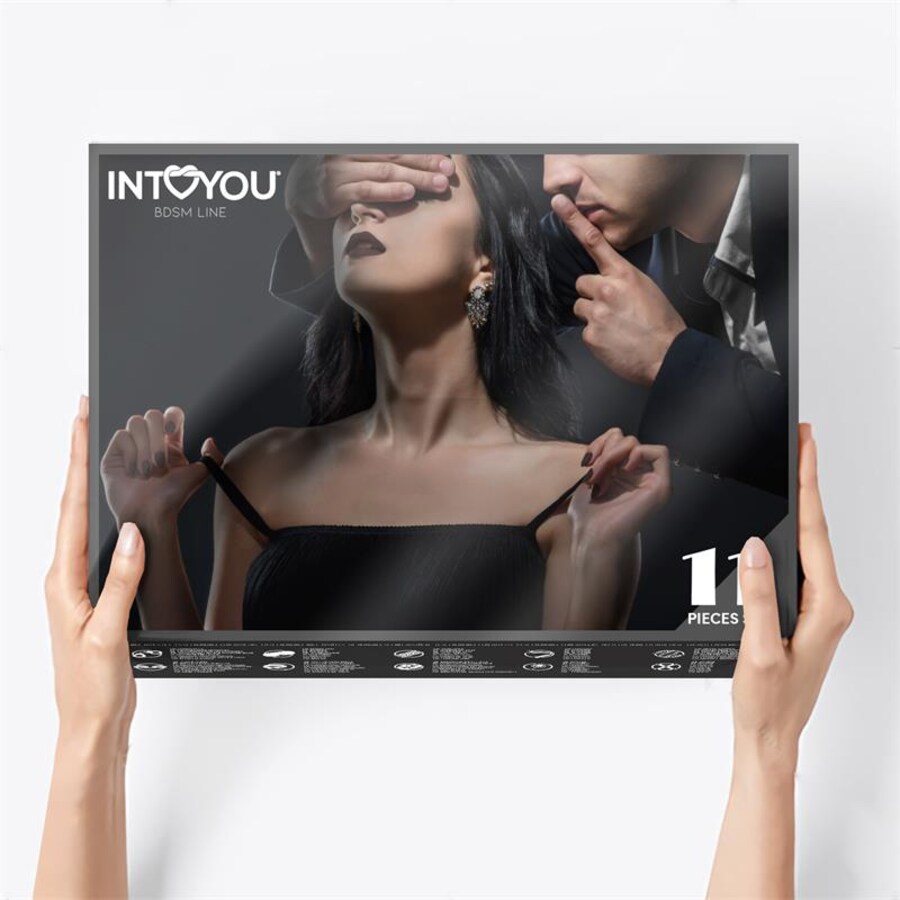 SET BONDAGE 11 PEZZI NERO 14
