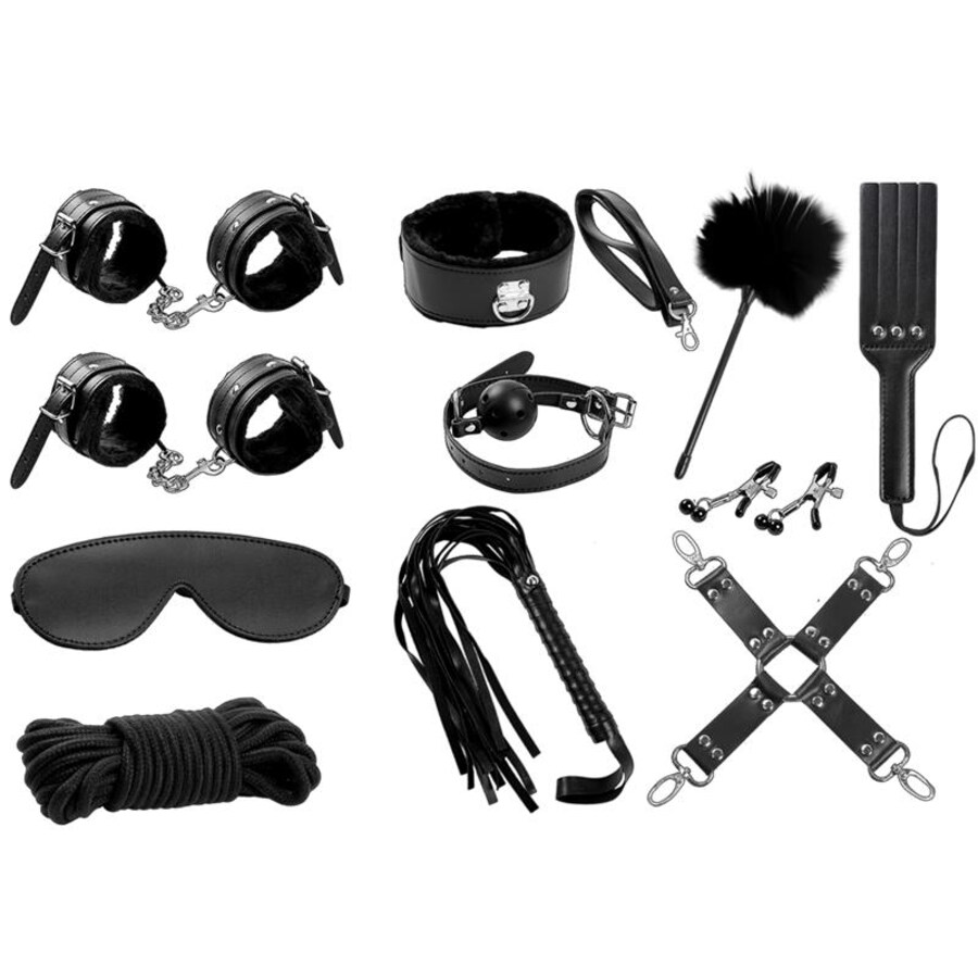 SET BONDAGE 11 PEZZI NERO 2