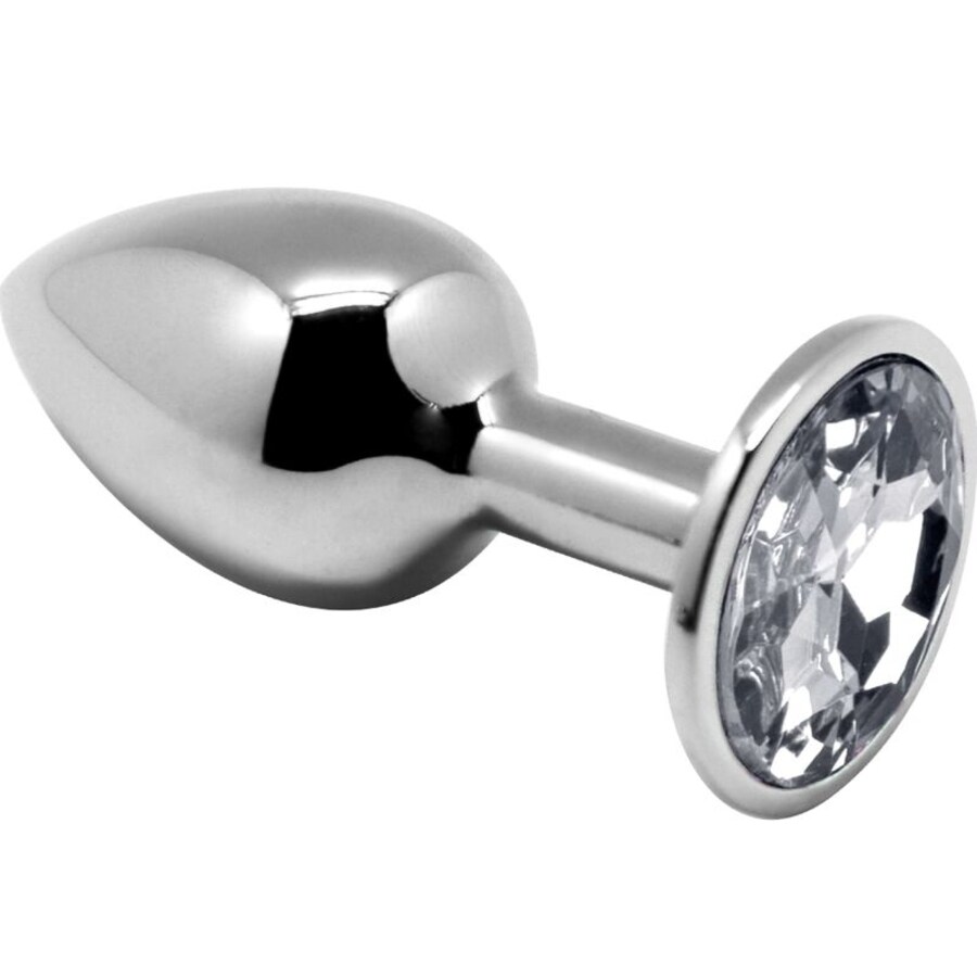 SET OF 3 METAL PLUGS WITH JEWEL 8